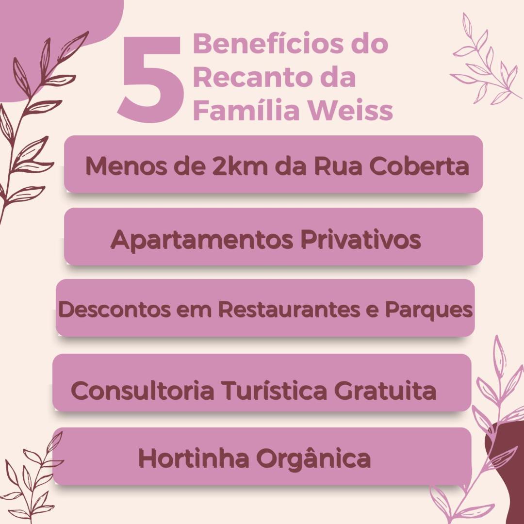Recanto Familia Weiss Γκραμάντο Εξωτερικό φωτογραφία